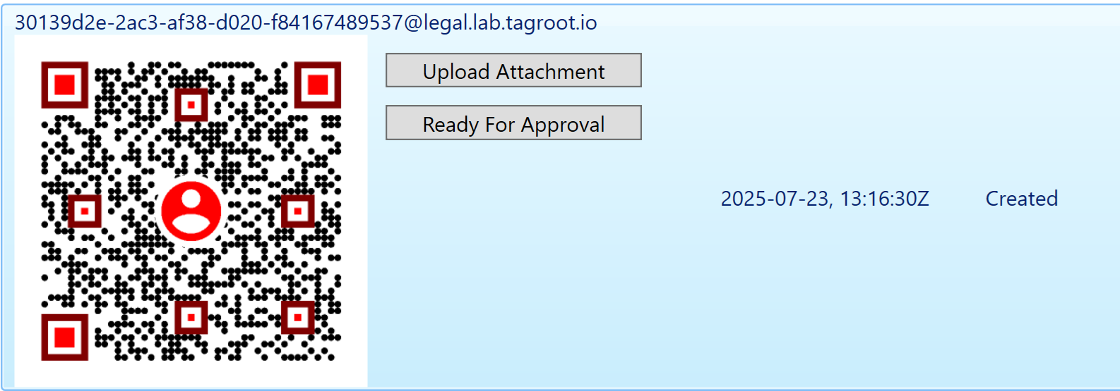 Uploading Attachments or Initiating KyC