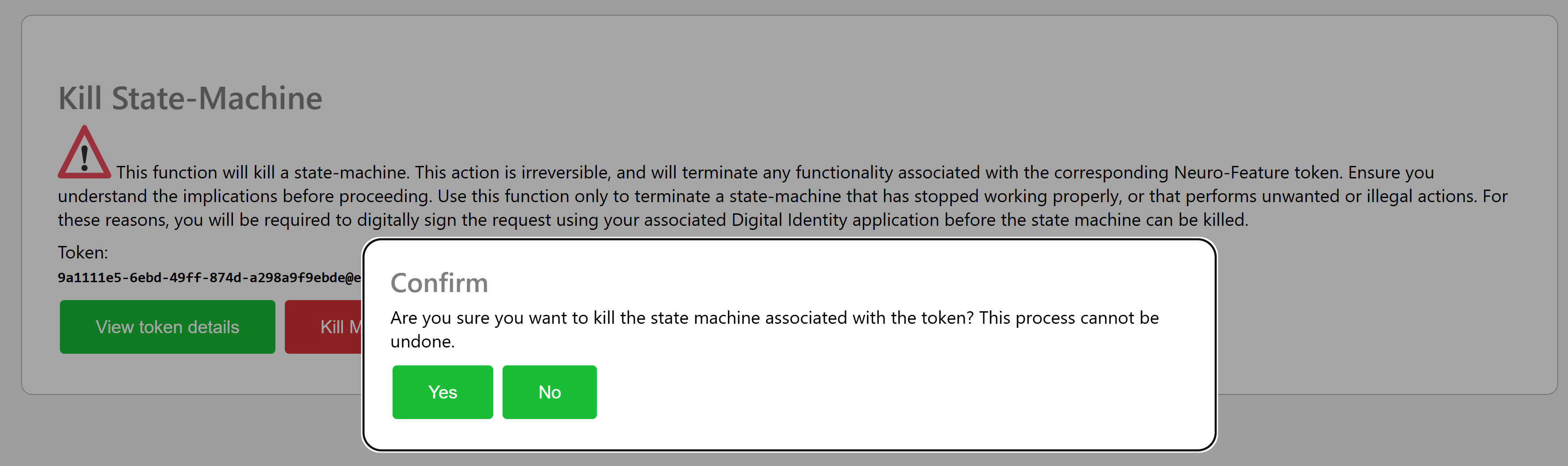 Petition Signature for Killing Machine