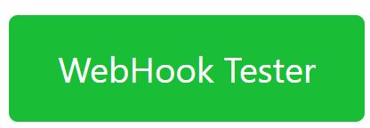 WebHook Tester Service Button